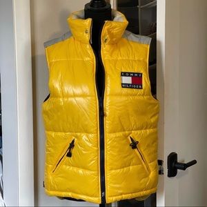 Authentic Tommy Hilfiger Puffer Vest (Yellow) w/ reflective shoulders